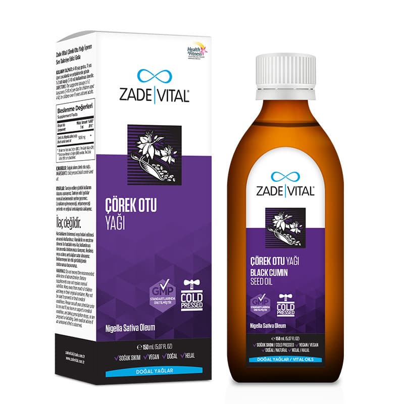 Zade Vital زيت حبة البركة الأسود من زاده فيتال 150 مل