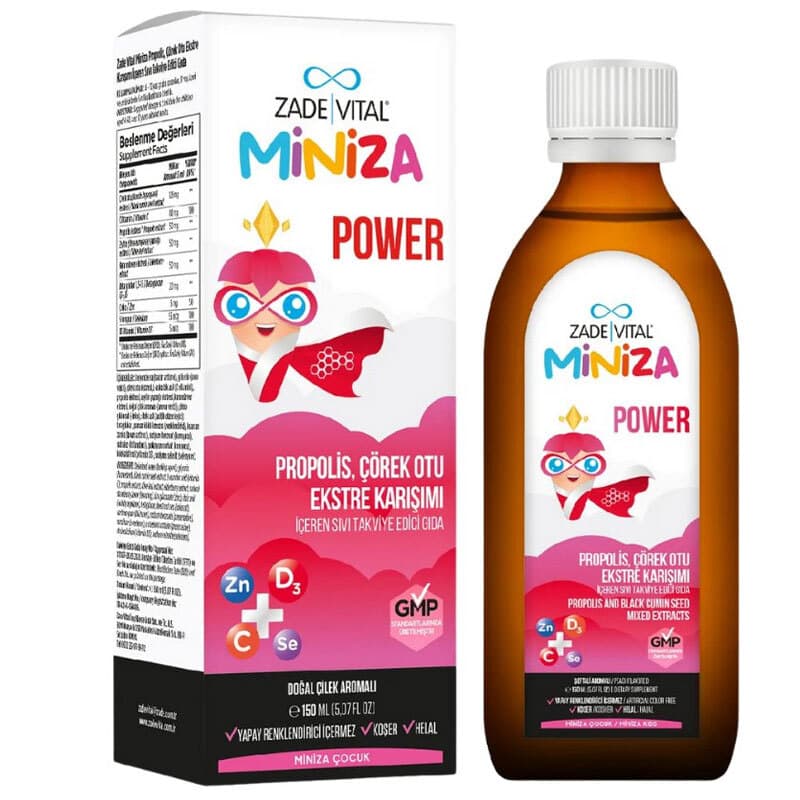 Zade Vital Miniza Power Food Supplement 150 ml