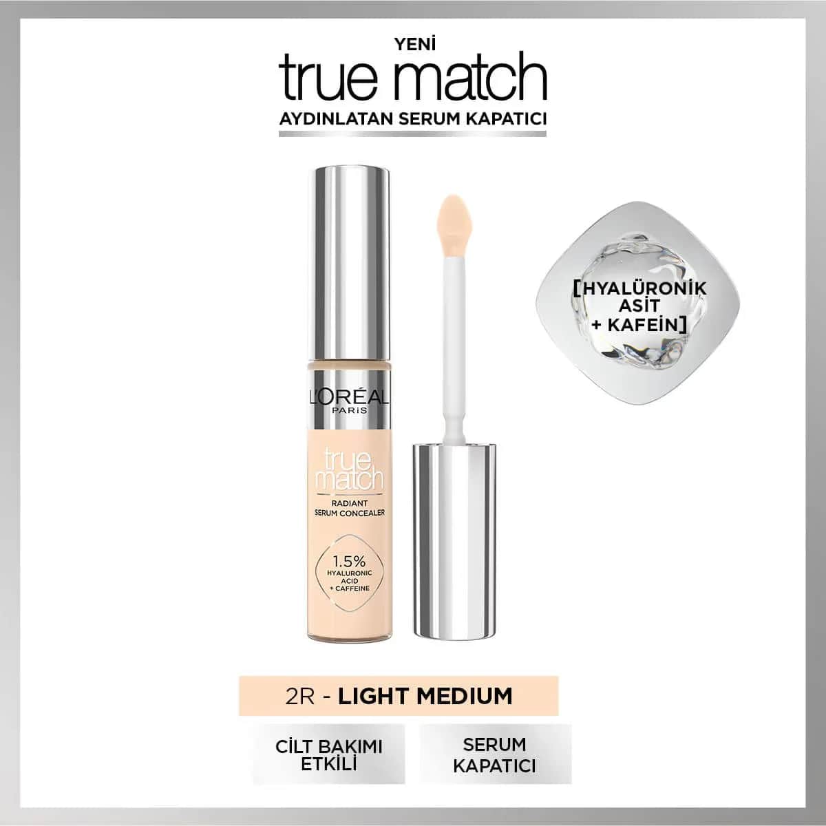 L'Oréal Paris True Match Radiant Serum Concealer 2R - 11ml
