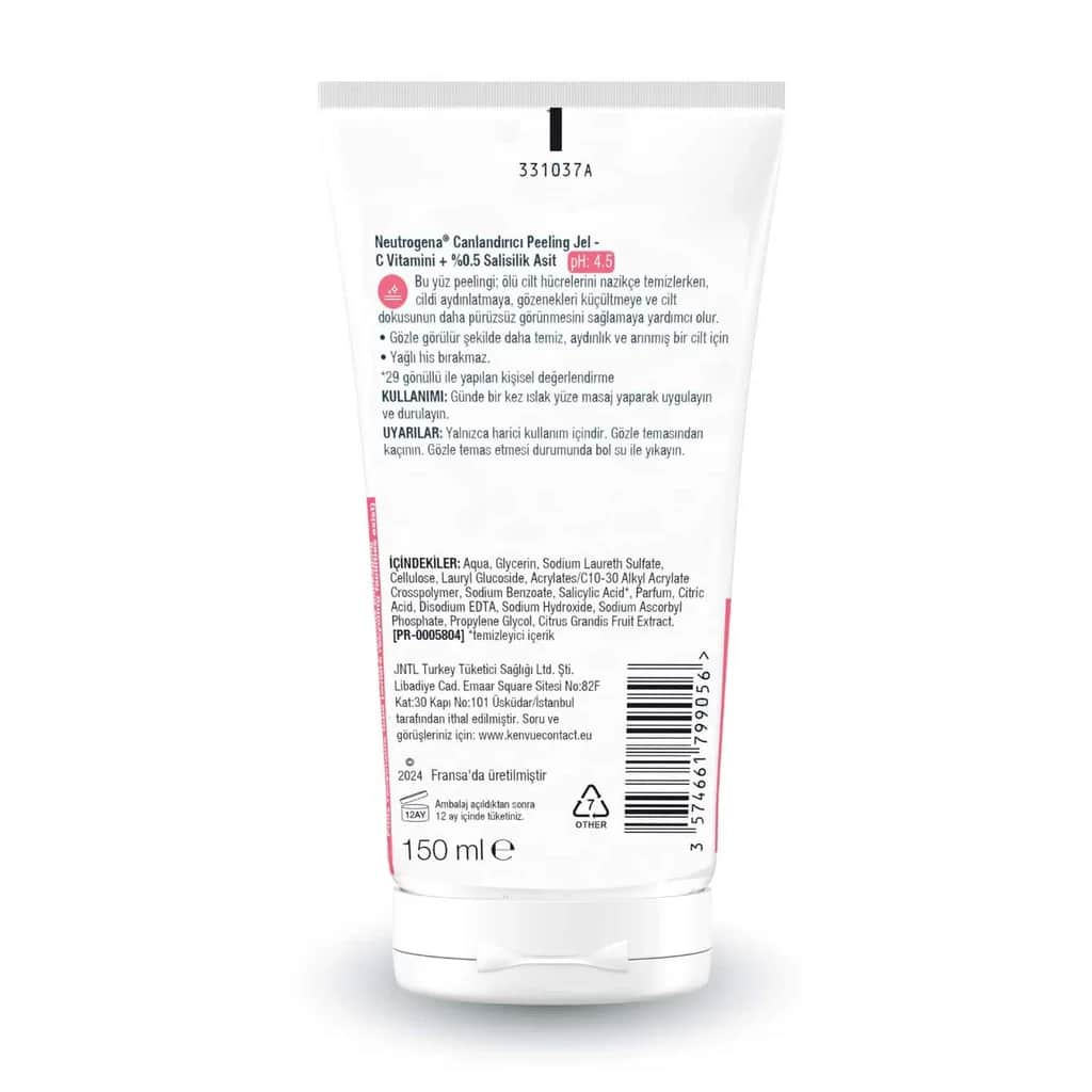 Neutrogena Pink Grapefruit Peeling Gel 150ml