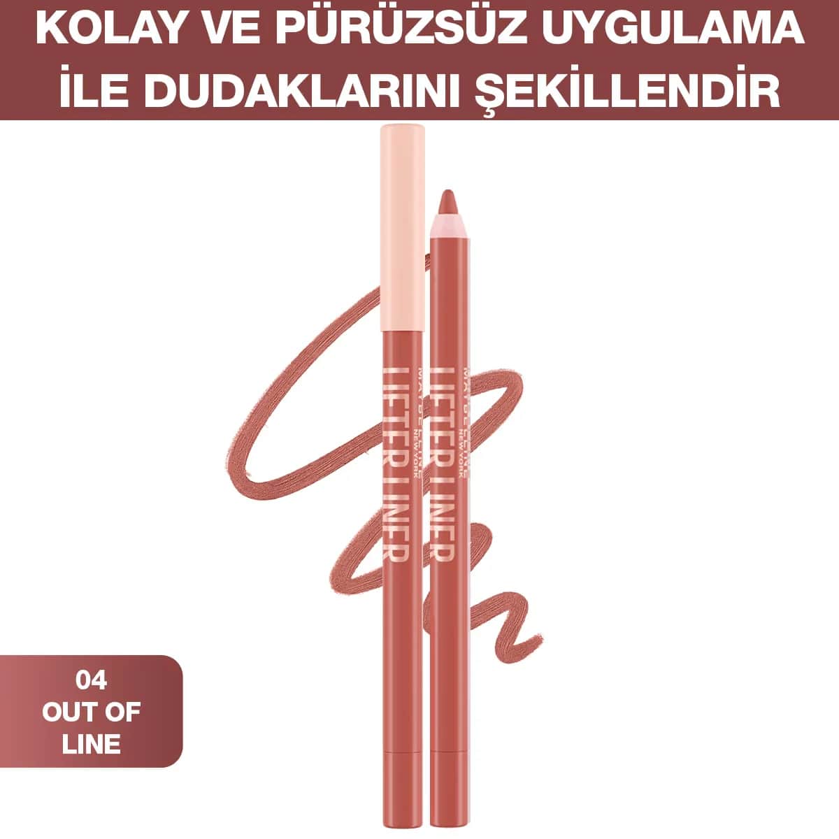 Maybelline Lifter Liner Lippenstift 04 - Out Of Line Farbton