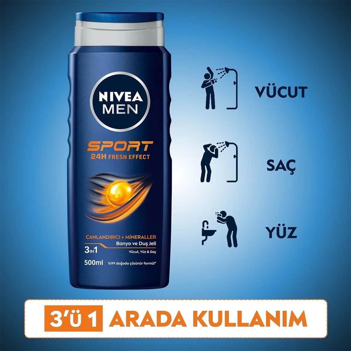 Nivea Men Sport Duschgel 500ml