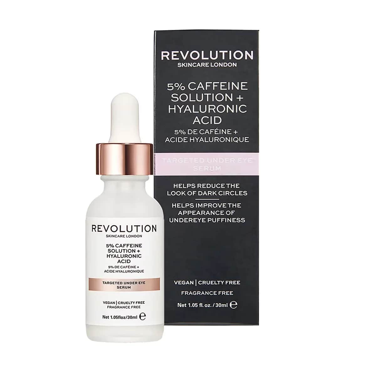 Revolution Skincare Koffein Augenserum mit Hyaluronsäure 30ml