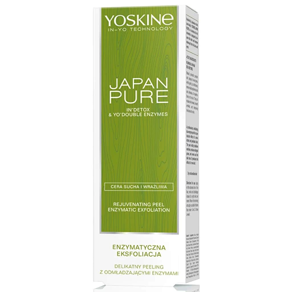 Yoskine Japan Pure Scrub 75ml - Duo-Enzym Peeling für glatte Haut