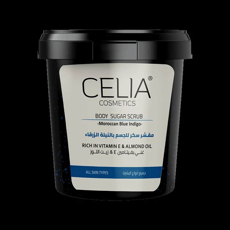 Blauer Indigo Zuckerscrub 600g von Celia