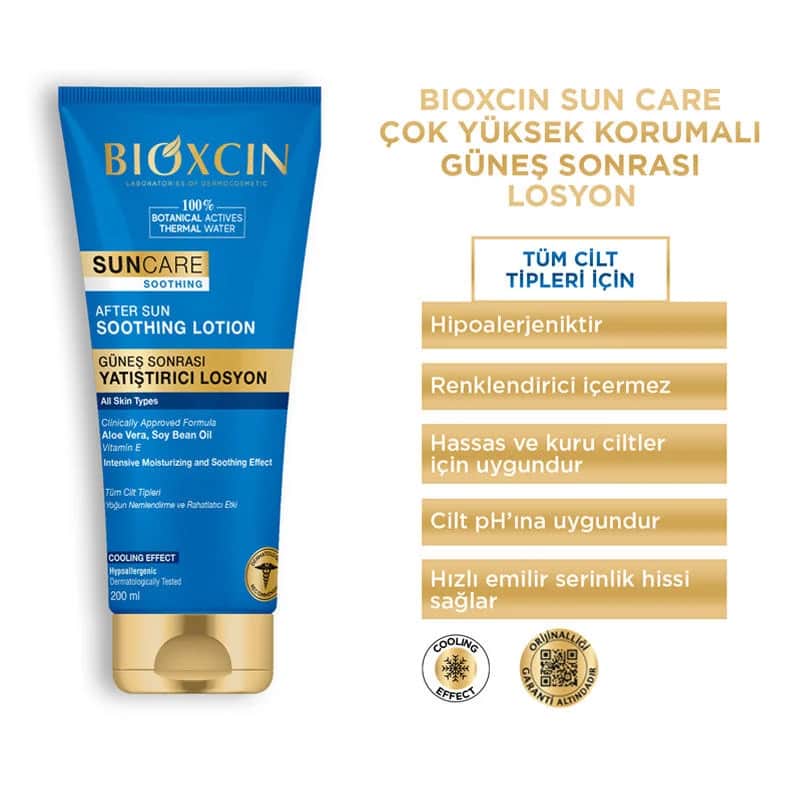 Bioxcin Suncare After Sun Lotion mit beruhigendem Aloe 200ml
