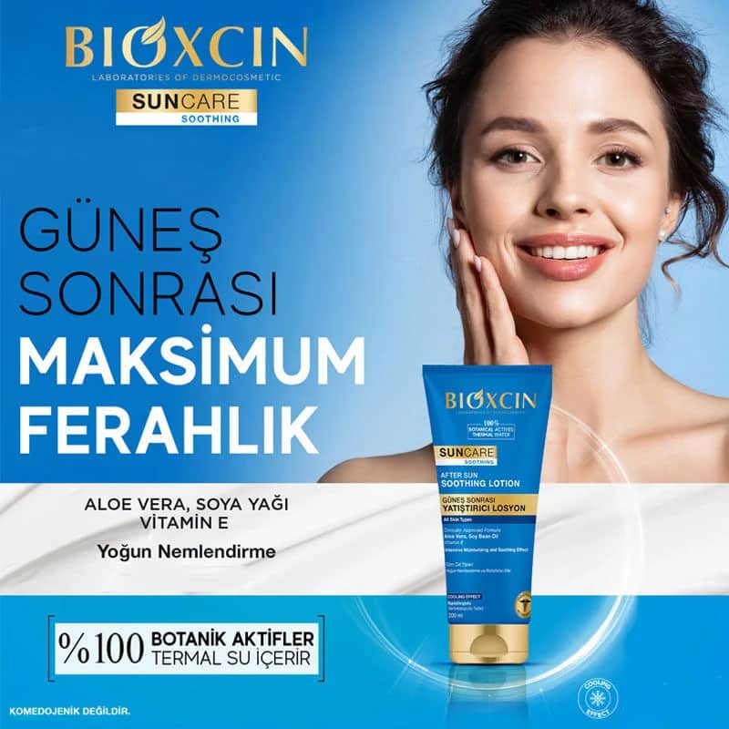Bioxcin Suncare After Sun Lotion mit beruhigendem Aloe 200ml
