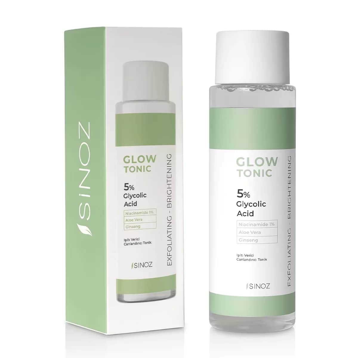 Sinoz Glow Tonic 5% Glykolsäure Radiance Booster Tonic