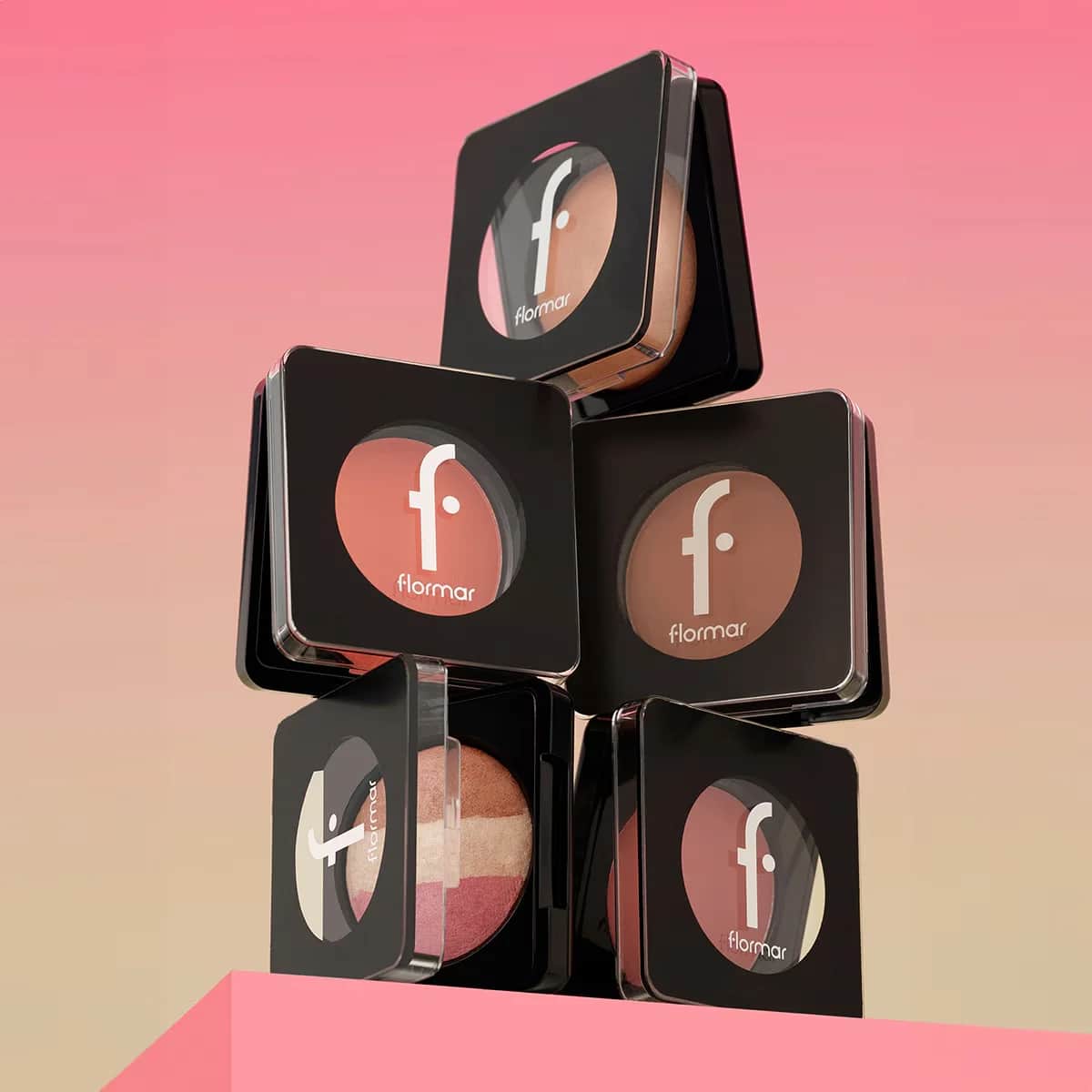 Flormar Blush-On Rouge 104 | Pfirsichrosa Farbe, Langanhaltendes Finish