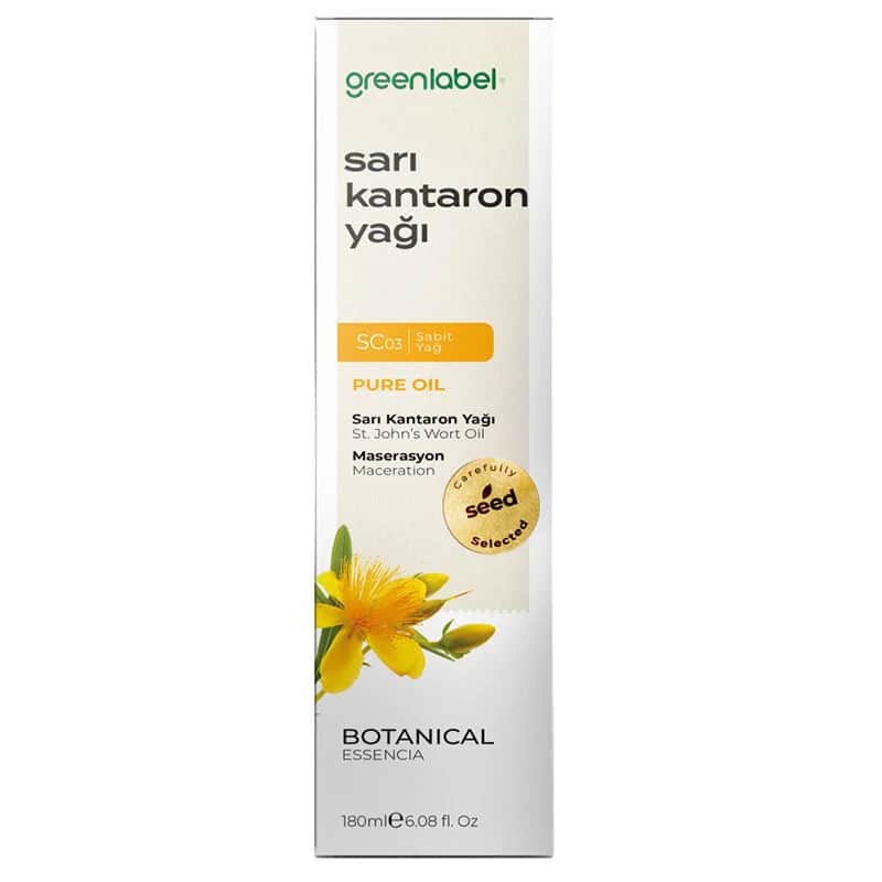 Johanniskrautöl 180ml von Greenlabel - Natürliche Unterstützung für die Stimmung