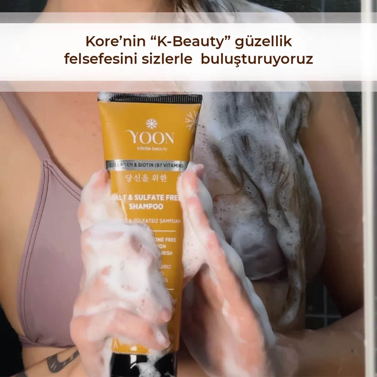 Yoon Veganes Kollagen Biotin B7 Feuchtigkeitsshampoo 250ml