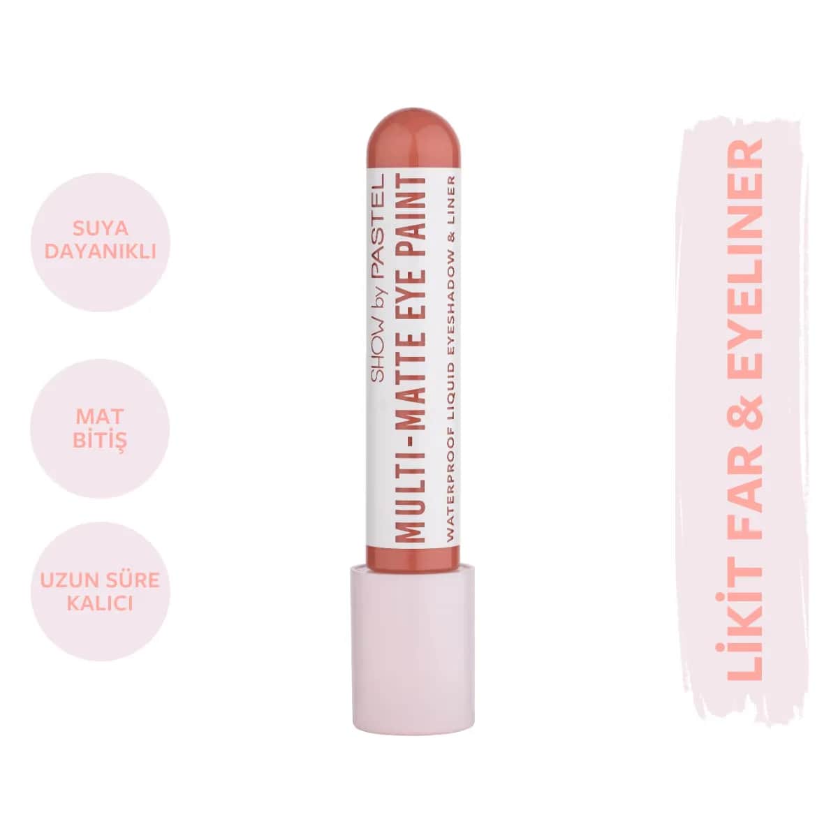 Show by Pastel Wasserfester Multi-Matte Augenmalerei & Eyeliner, 84 Mood