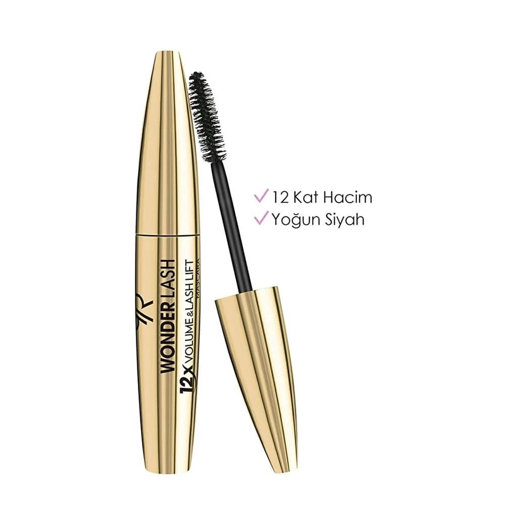 Golden Rose Volumen-Mascara mit Faserbürste und Provitamin B5