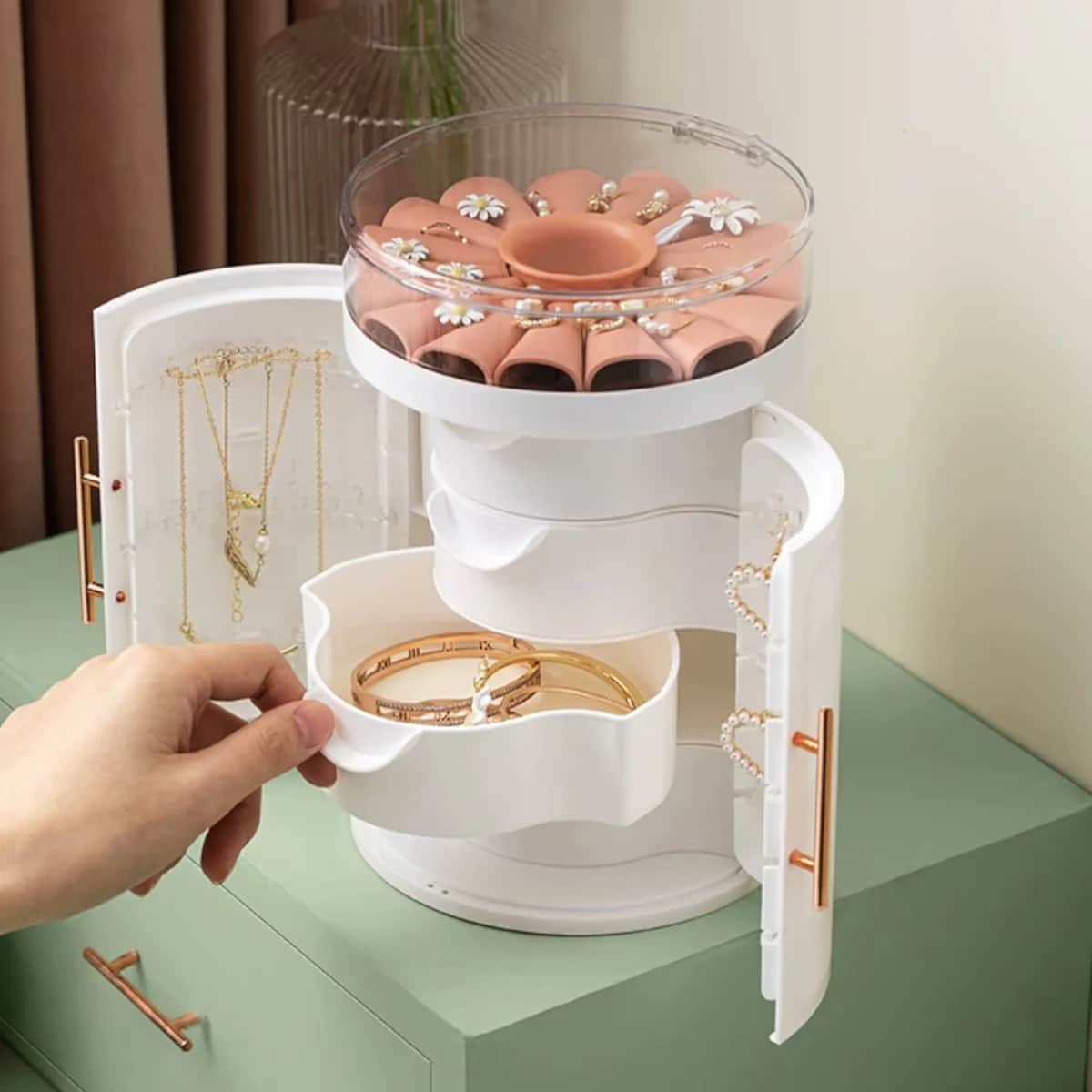 Haus By House Stilvoller Schmuckorganizer für Halsketten und Ringe