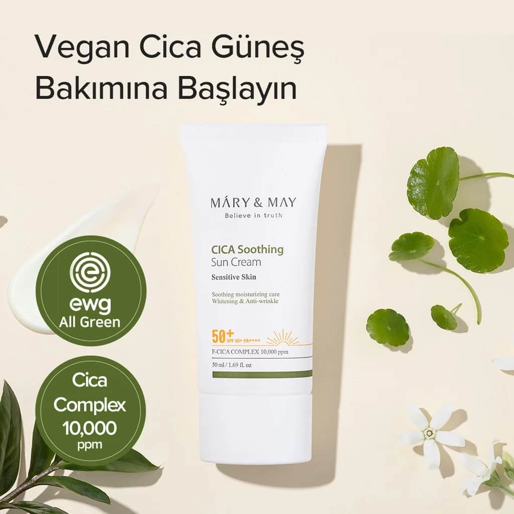 Mary May Cica Beruhigende Sonnencreme SPF 50 - 50ml