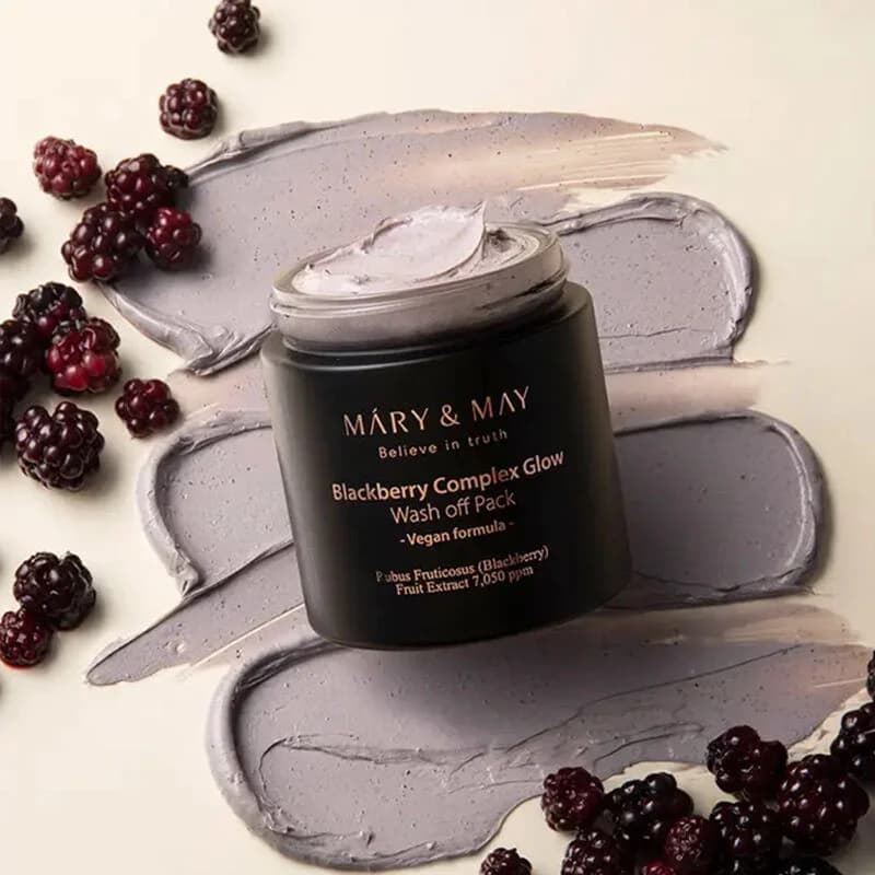 Mary May Blackberry Glow Wash Off Pack - 125ml