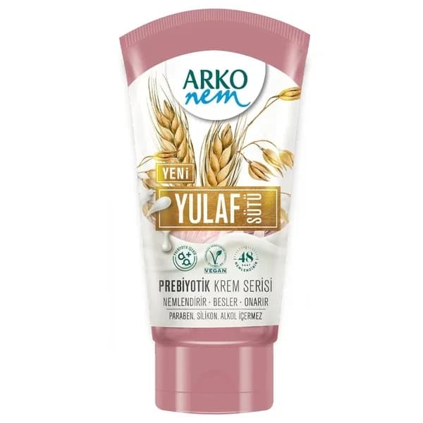 Arko Nem Präbiotische Hafermilchcreme – Nährende Feuchtigkeitscreme 60ml