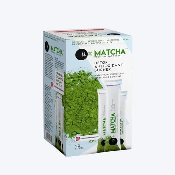 Erdbeer Matcha Detox Tee - Premium Antioxidant Beutel 20x8g