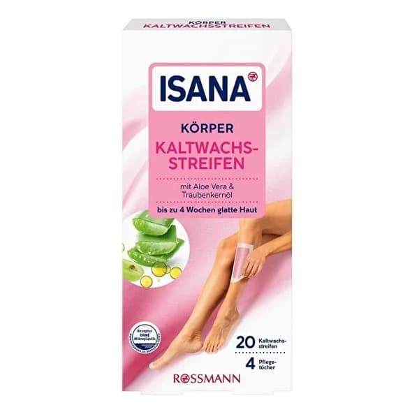 Isana Kaltwachsstreifen 20 Stück