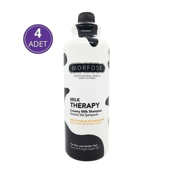 Morfose Milk Therapy Shampoo Set - 4 x 1000ml