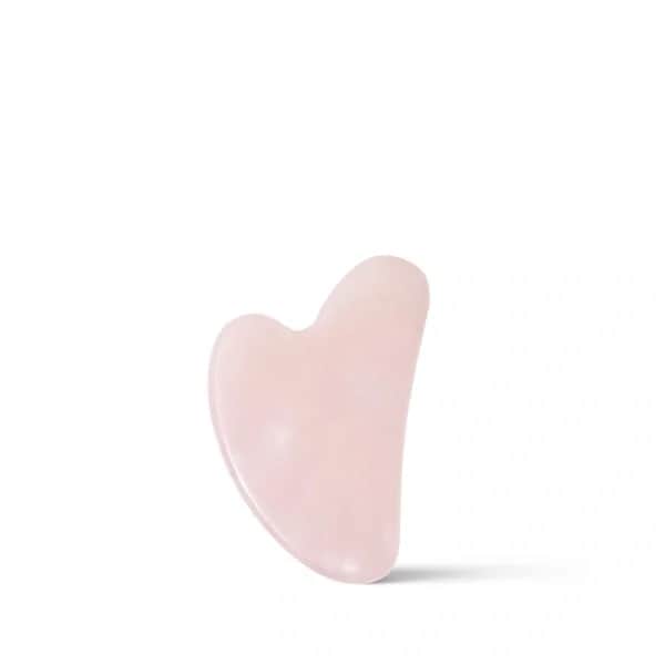OTTOMAN Gua Sha Massage Tool Herz aus rosa Naturstein