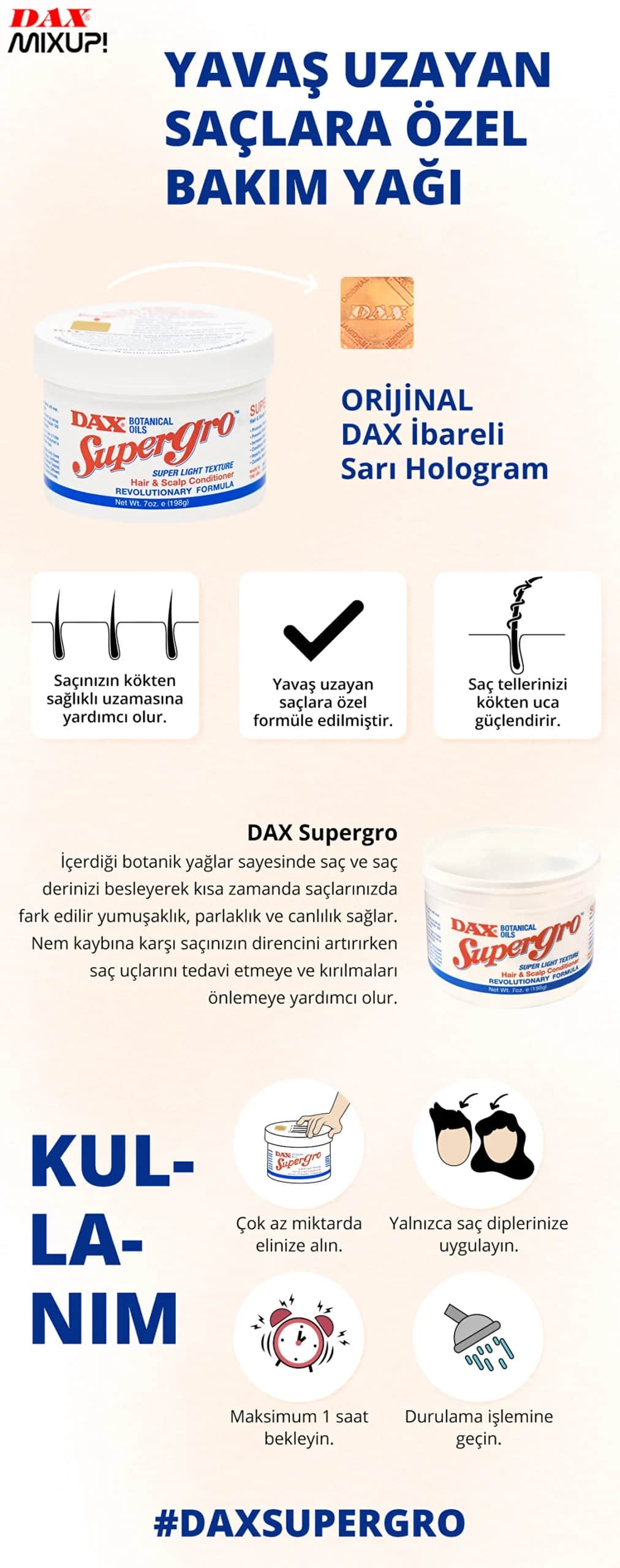Dax Supergro Hair Care Oil 198g - Nourishing Formula for Growth - 2
