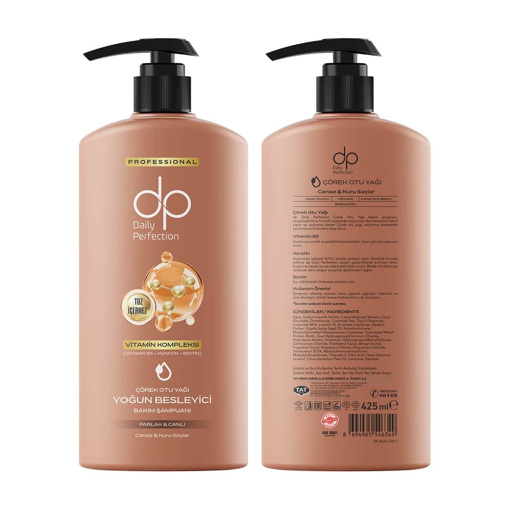Dp Daily Perfection Salt-Free Shampoo with Black Cumin Oil 425ml - 2