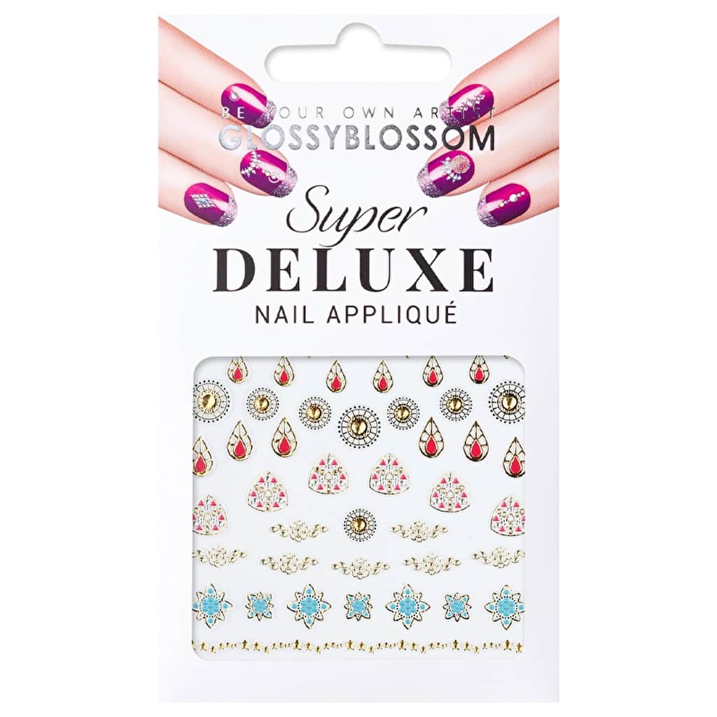 Glossy Blossom Jewel Box Ancient Secret Nail Sticker 45234 - 1