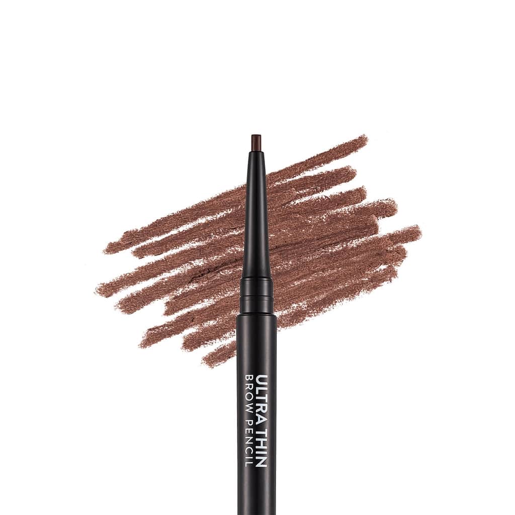 Flormar Ultra Thin Eyebrow Pencil 003 Brown with Brush - 3