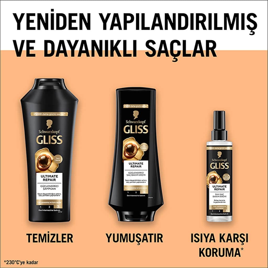 Gliss Ultimate Repair Liquid Hair Care Conditioner 200 ml - 4