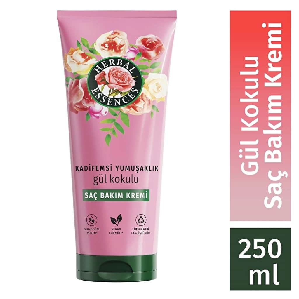 Herbal Essences Velvety Softness Rose Scented Hair Care Cream 250 ml - 1