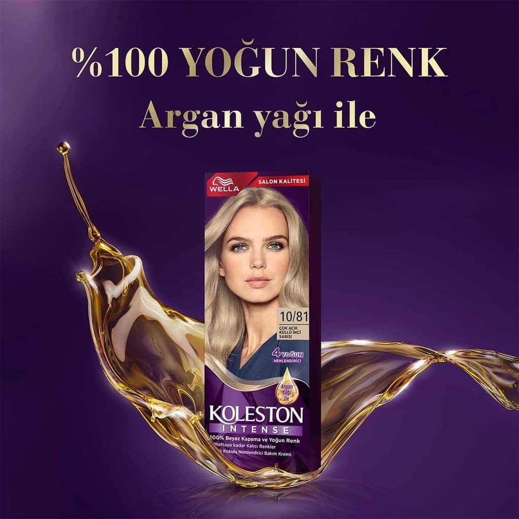 Wella Koleston Intense Hair Dye 10/81 very Light Ash Pearl Blonde - 3