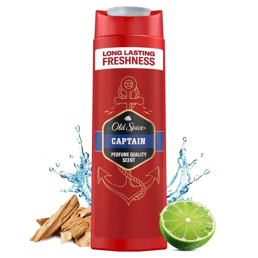 Old Spice Captain Men's Shower Gel & Shampoo 400 ml - 3