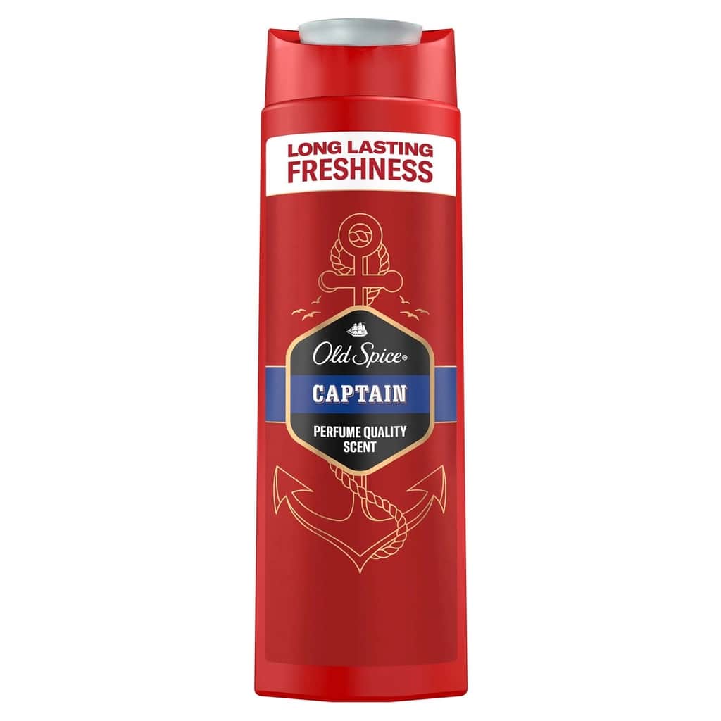 Old Spice Captain Men's Shower Gel & Shampoo 400 ml - 2
