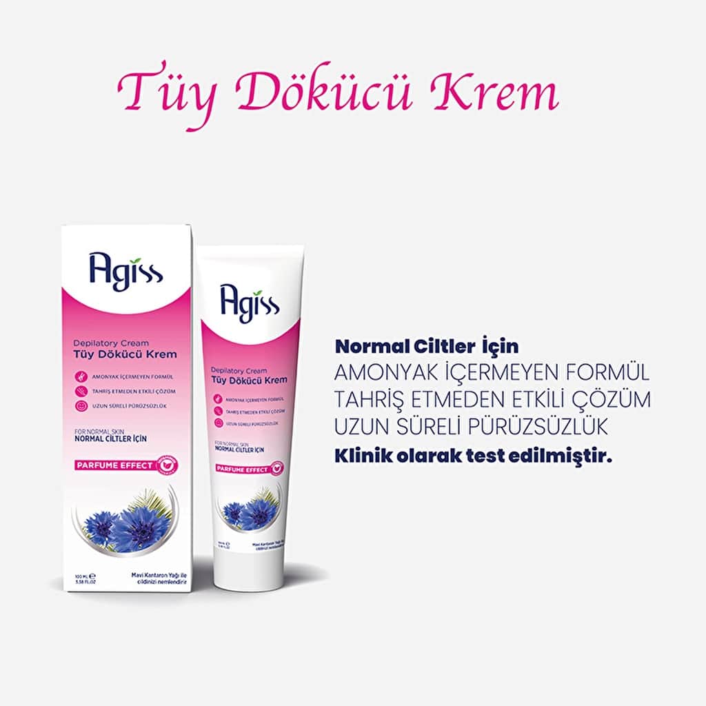 Agiss Ammonia-Free Hair Removal Cream for Normal Skin 100ml - 3