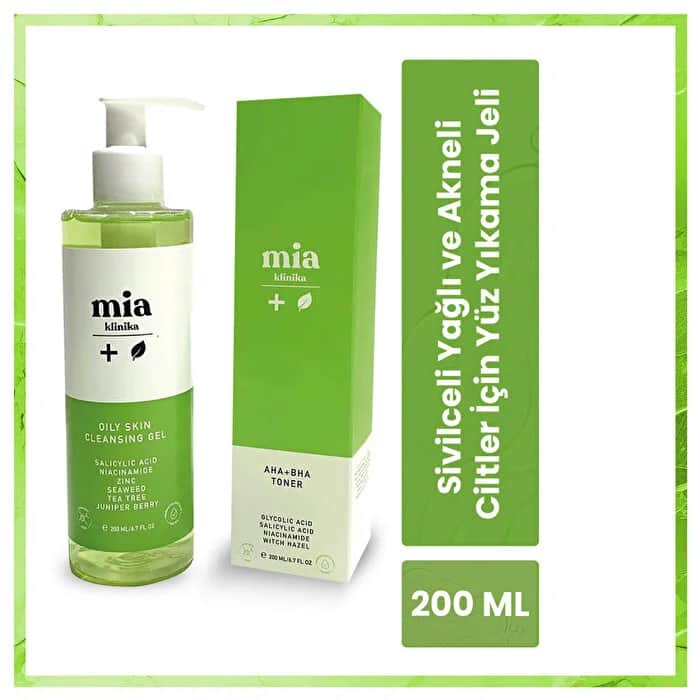 Mia Klinika Face Wash Gel For Oily And Acne Skin 200 ml - 3