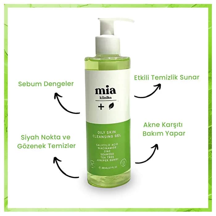 Mia Klinika Face Wash Gel For Oily And Acne Skin 200 ml - 2