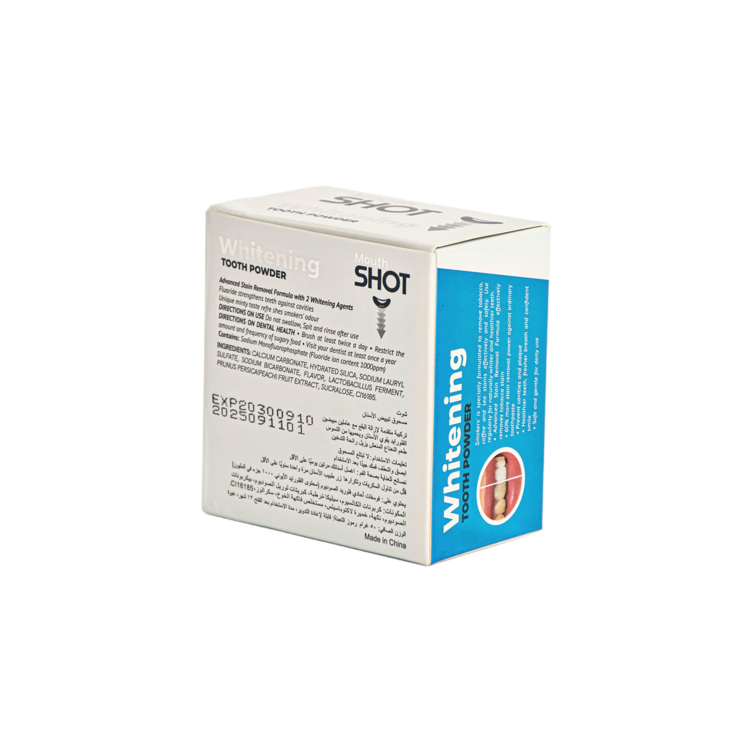 Mouth Shot Teeth Whitening Powder with Peach Extract from Mouth Shot – 50g - 3