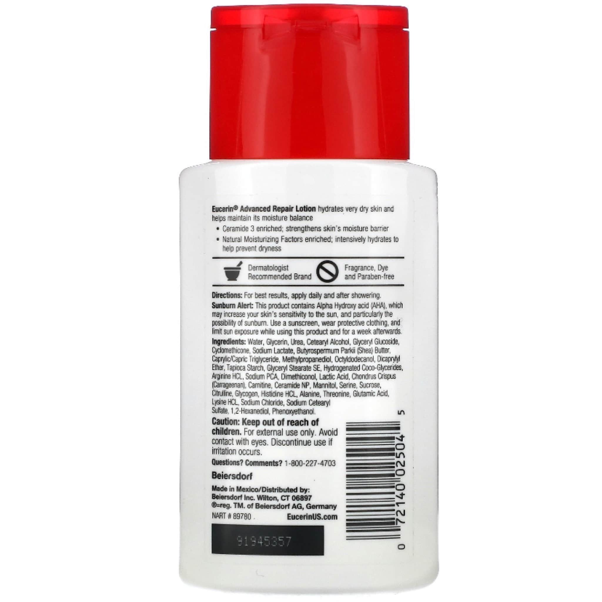 Eucerin Advanced Repair Fragrance-Free Cream 89 ml - 2