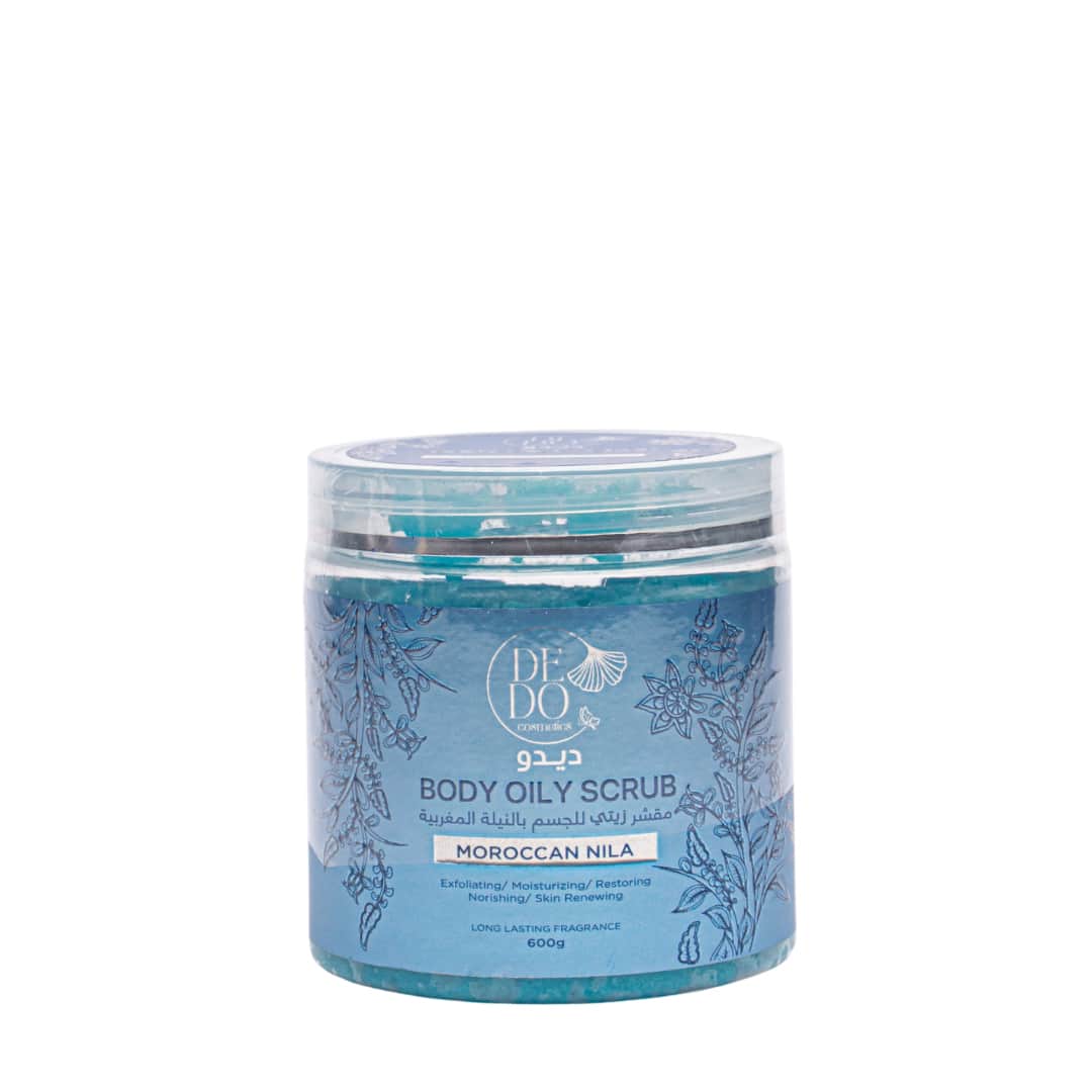 Moroccan Blue Nila Oil Sugar Scrub By Dedu – 600 g - 1