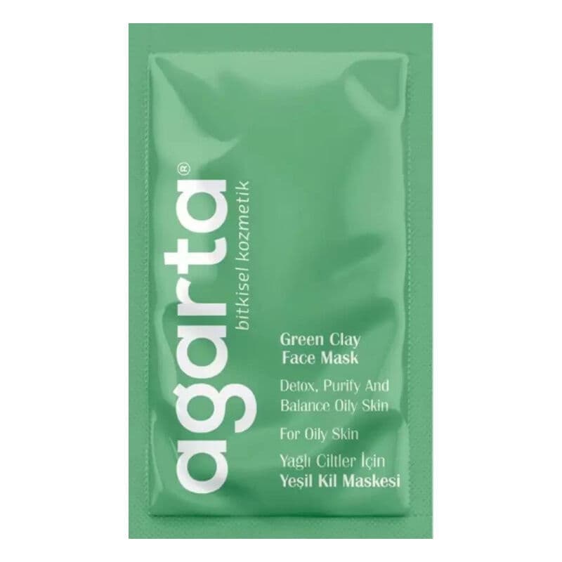 Agarta Natural Green Clay Mask Disposable 10 gr