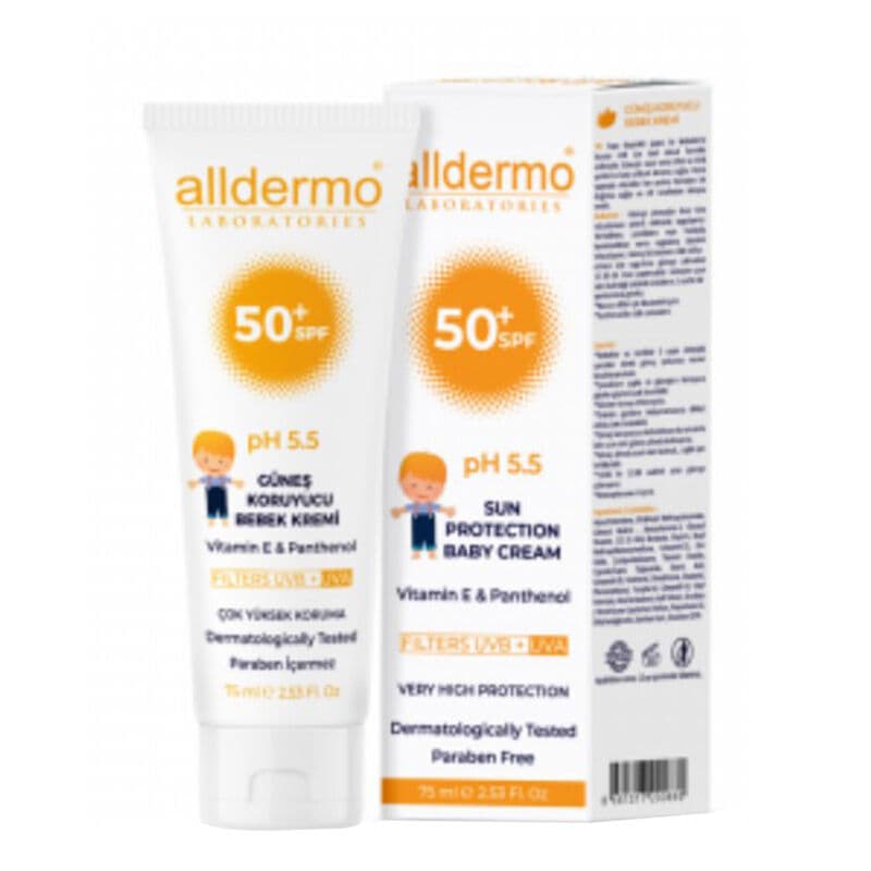 Alldermo Ph 5.5 sunscreen Cream Spf50+ 75 ml