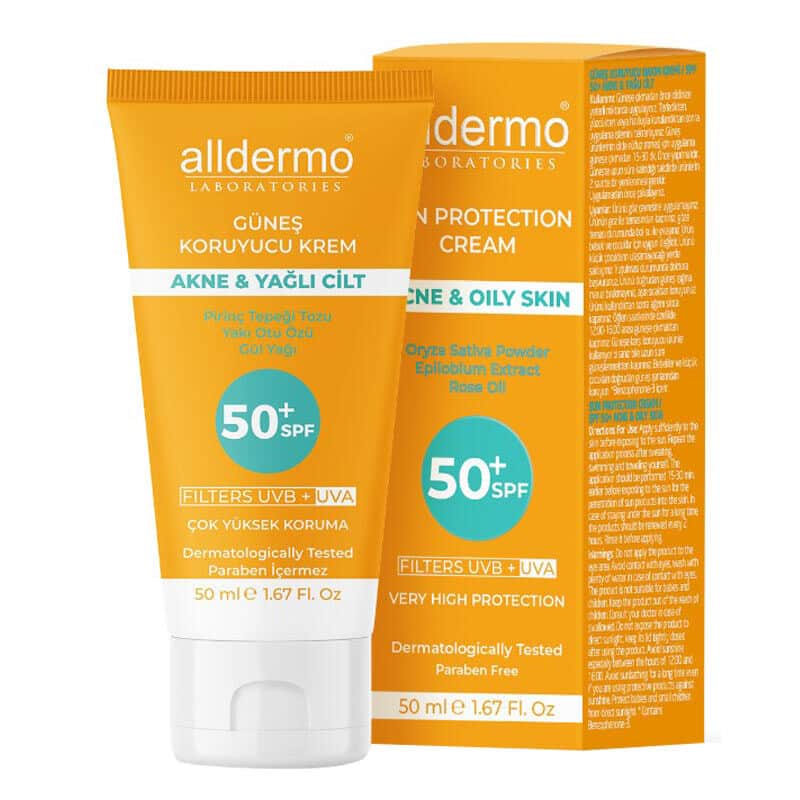 Alldermo Sunscreen For Oily And Irregular Skin Types Spf50+ 50 ml - 1