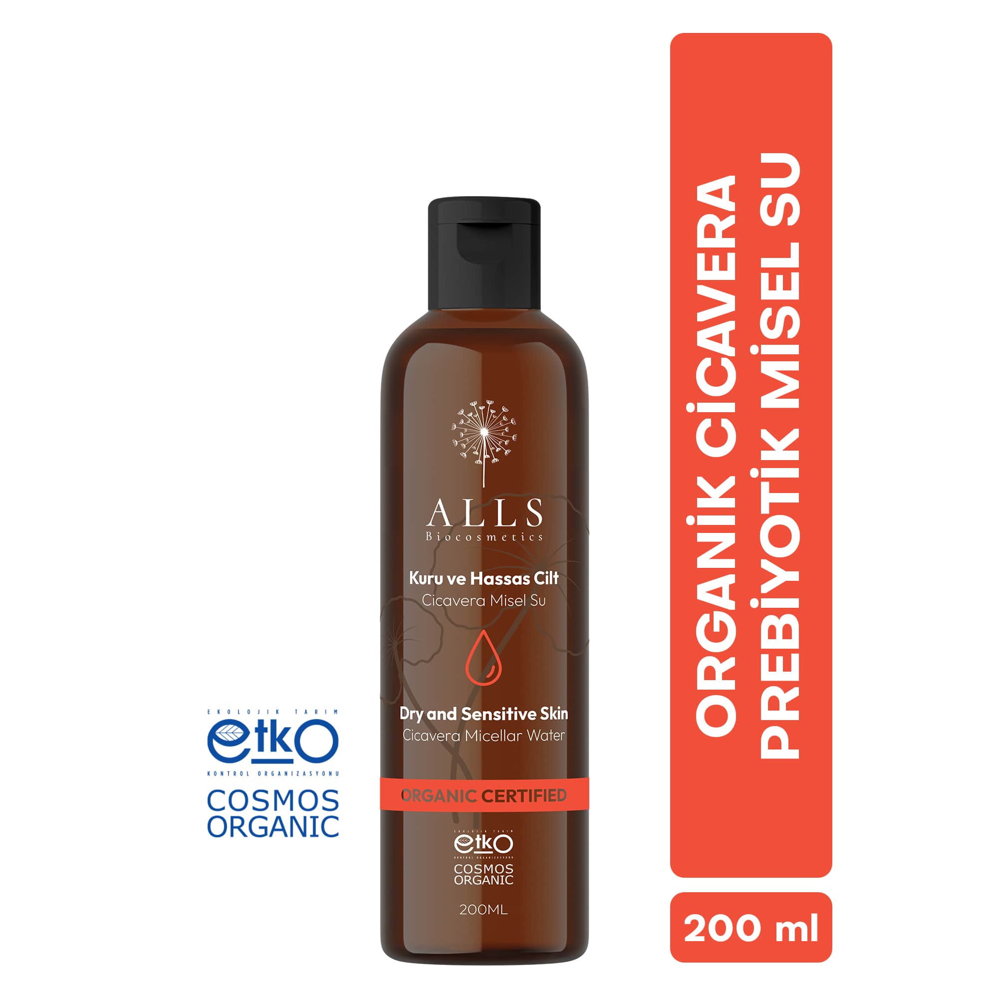Alls Biocosmetics Organic Cicavera Prebiotic Micellar Water 200 ml - 2