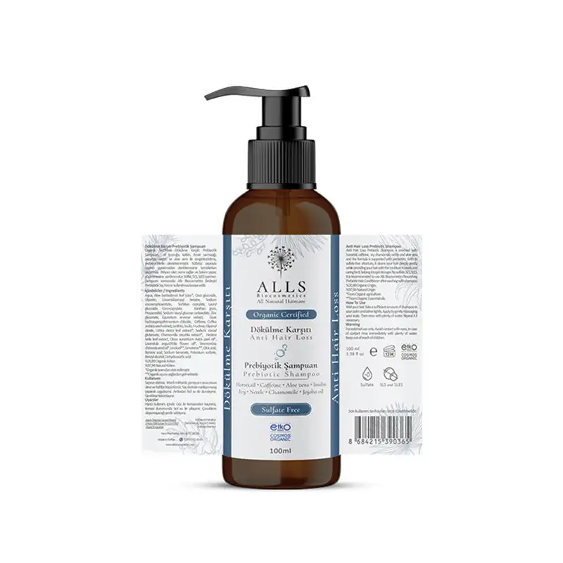 Alls Biocosmetics Organic Anti-hair Loss Prebiotic Shampoo 100 ml - 2