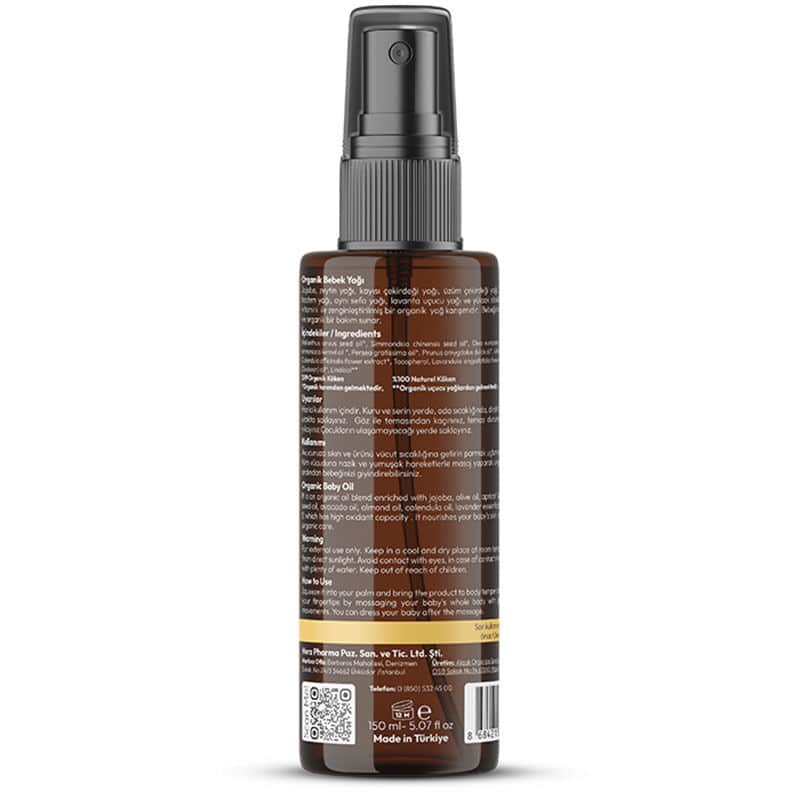 Alls Biocosmetics Organic Baby Oil 150 ml - 2