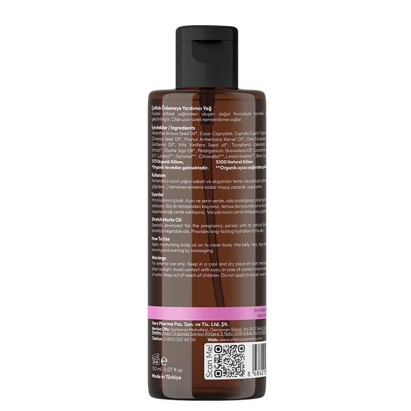 Alls Biocosmetics Organic Anti-stretch Oil 150 ml - 2