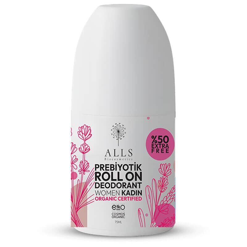 Alls Biocosmetics Organic Prebiotic Roll On Deodorant 75 ml - For Women - 1