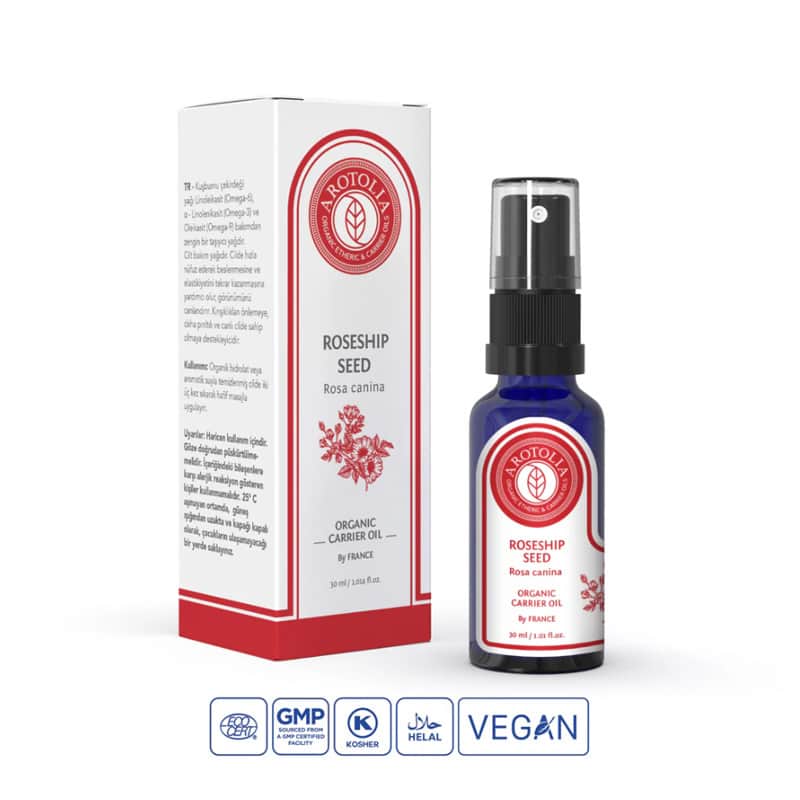 Arotolia Organic Rosehip Seed Oil 30ml - Nourishing Skincare - 2
