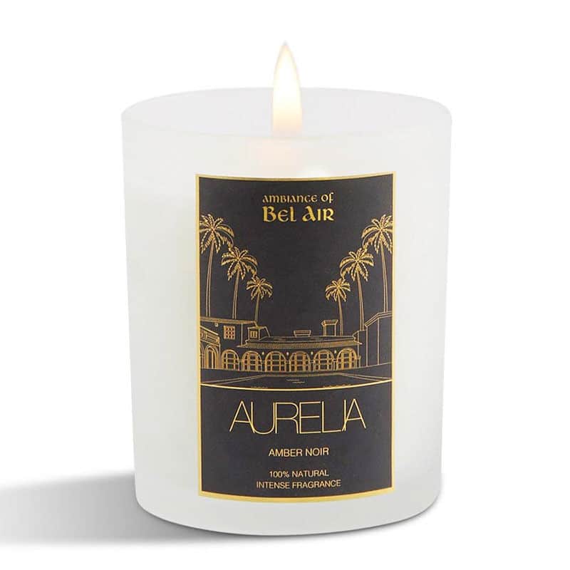 Aurelia Geneve Amber 180g Scented Candle - Luxurious Aroma - 1